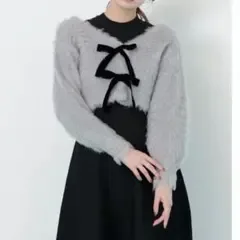 JILL by JILLSTUART 起毛カーディガン グレー