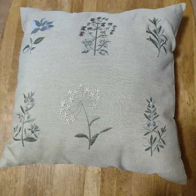 salut! フラワー刺繍クッションカバー クッションセット