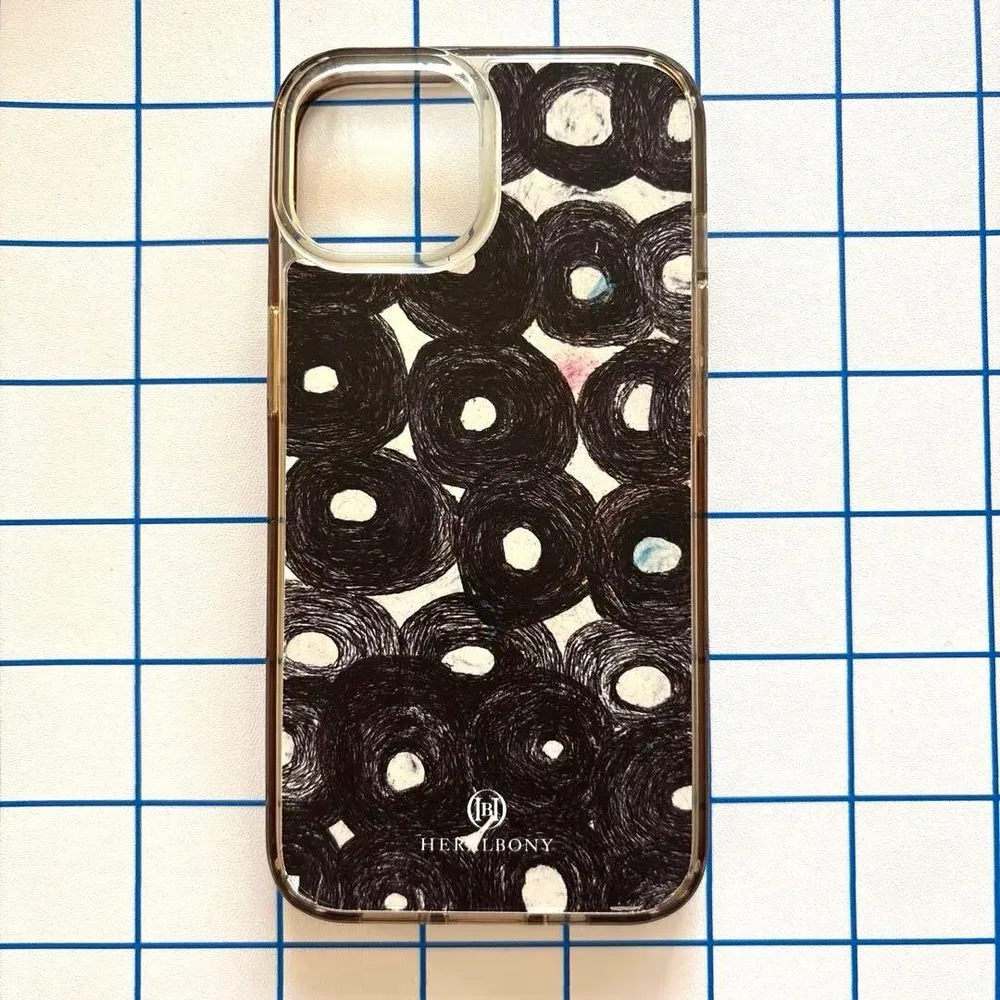 HERALBONY iPhone14ケース iPhoneケース 丸 佐々木早苗