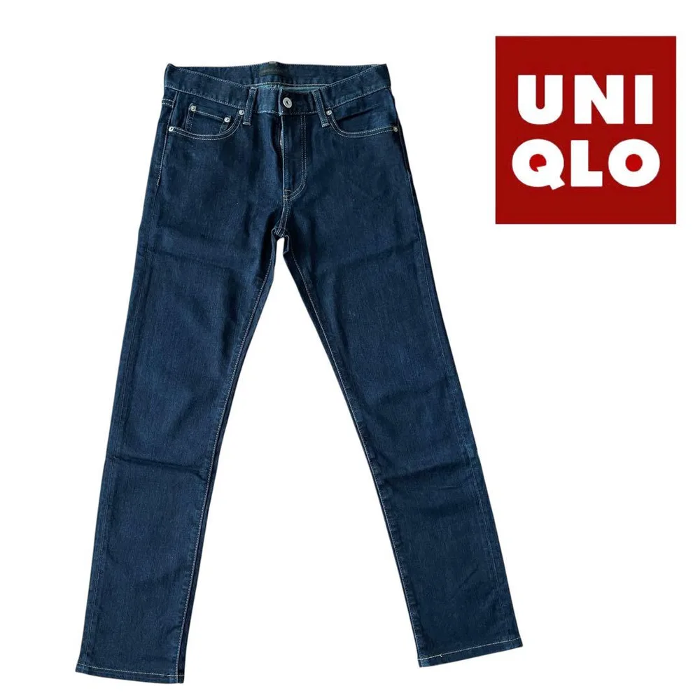 UNIQLO メンズ ストレートデニムパンツ