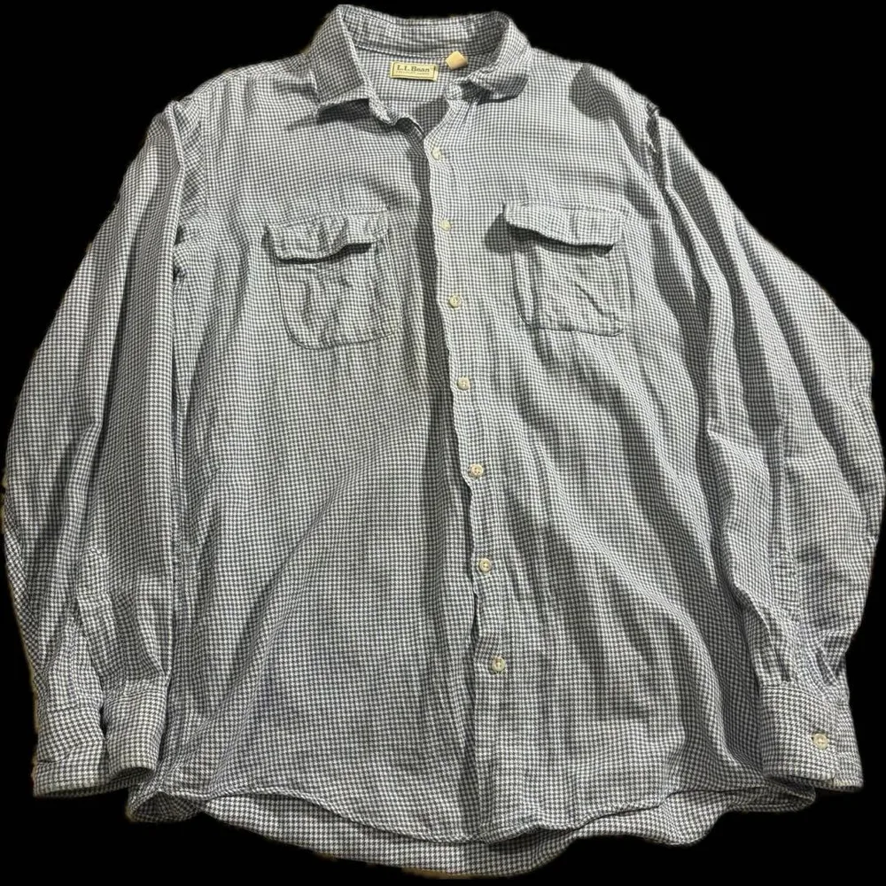 L.L.Bean 80s後半〜90s前半 ネルシャツ U.S.A製