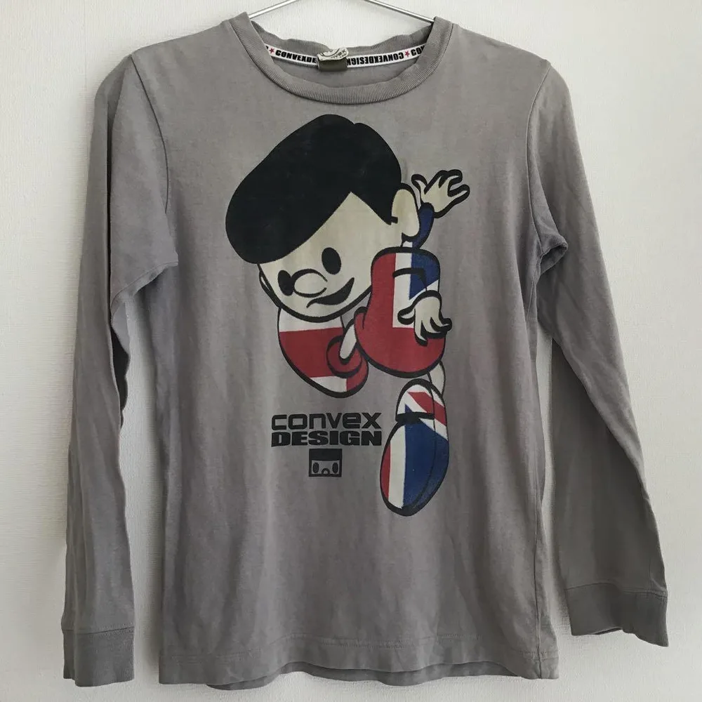 CONVEX キッズ 長袖カットソー グレー 140