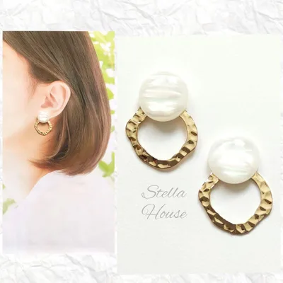 【D-291】ハンドメイド ピアス イヤリング