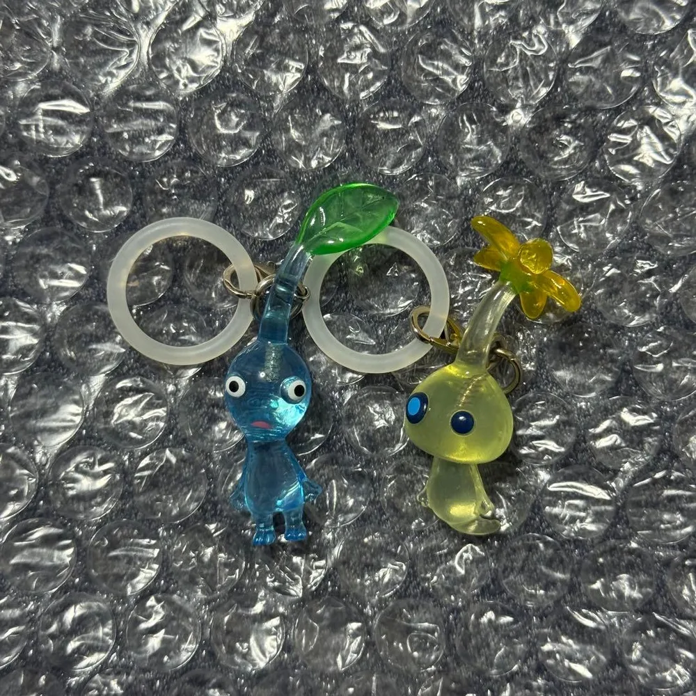 ピクミン めじるしアクセサリー2 ガチャ 2点セット 青 ヒカリ