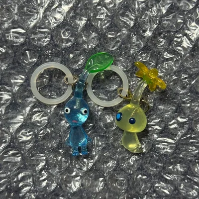 ピクミン めじるしアクセサリー2 ガチャ 2点セット 青 ヒカリ