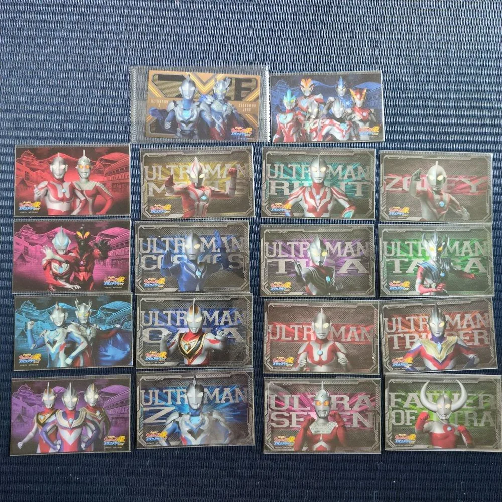 【非売品未開封】ウルトラマン ARスタンプラリー ステッカー 18枚セット
