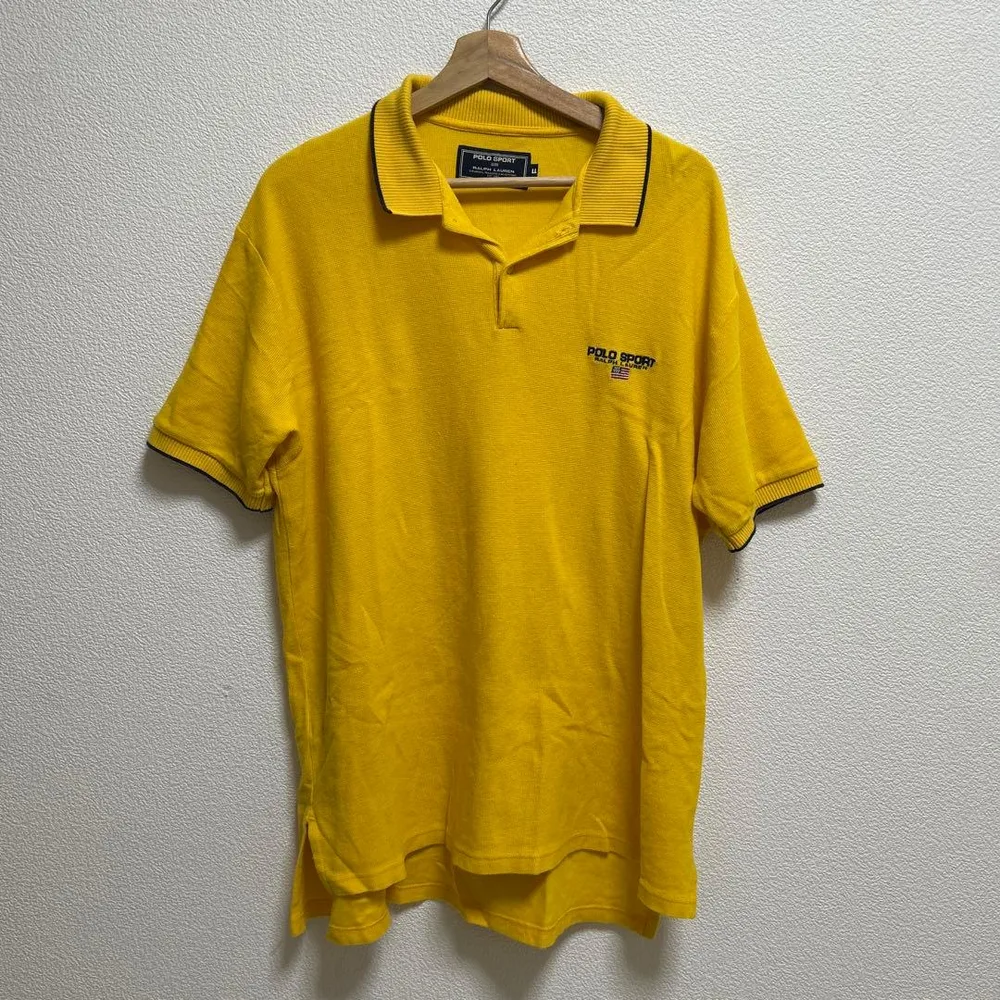 POLO SPORT イエロー ポロシャツ LLサイズ