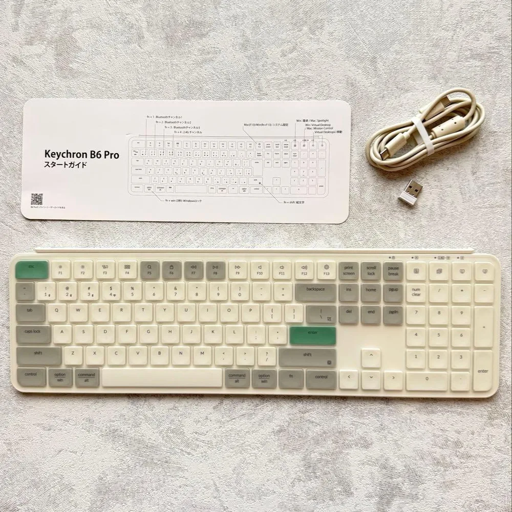 Keychron B6 Pro US配列 ワイヤレスキーボード キークロン