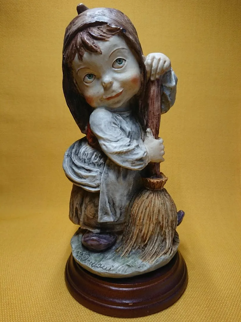ビンテージ 人形 イタリア 彫像 置物 インテリア 工芸品 美術品 A2766