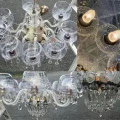 近畿配達3千引 点灯確認済 HOYA 1960年代 アンティーク シャンデリア