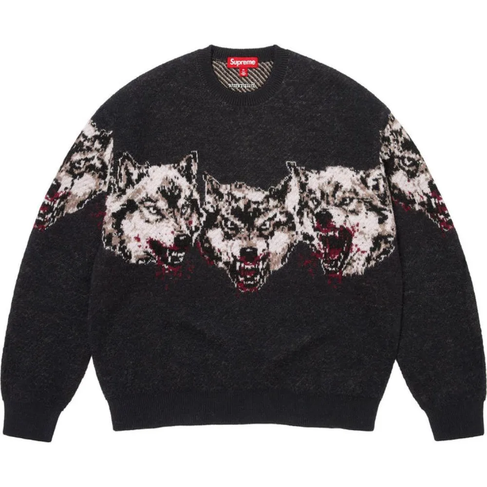 【最安値※S】Supreme Wolves Sweater