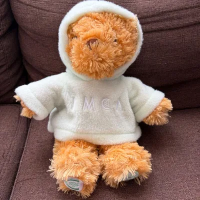 IMCA テディベア ぬいぐるみ フード付き