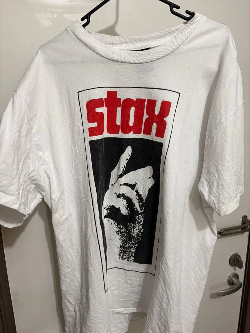 HUF x Stax Tシャツ ホワイト Lサイズ