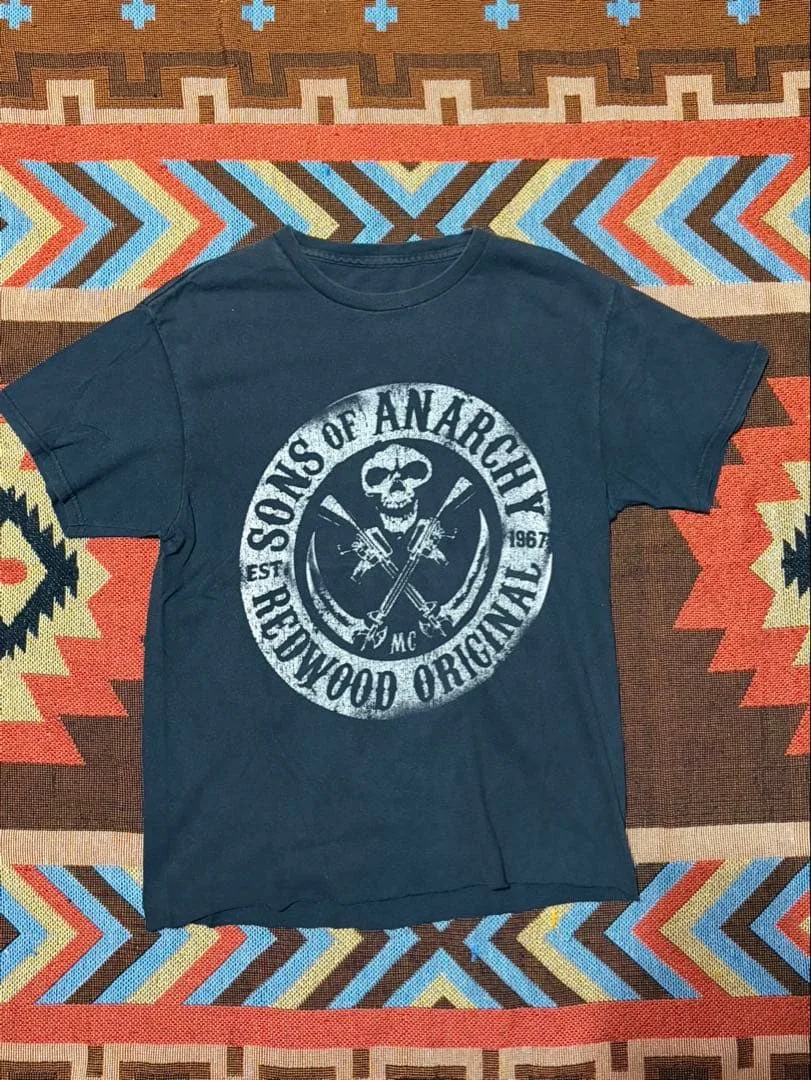 90s 古着Sons of Anarchy Tシャツ ブラック archive