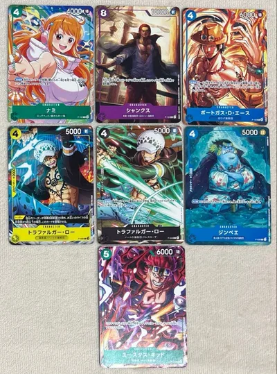 ワンピースカード プロモ ナミ シャンクス エース ロー P パラレル 7枚