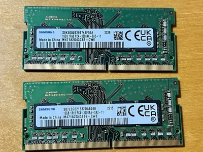 SAMSUNG ノートPC用メモリ 16GB 2枚セット (計32GB)