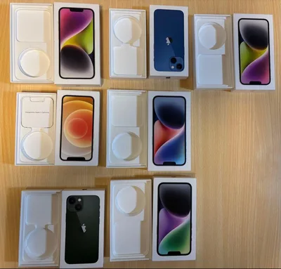 Apple iPhone 空箱7点セット 箱のみ 本体なし まとめ売り