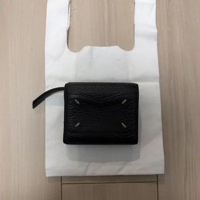 Maison Margiela 三つ折り財布 ブラック