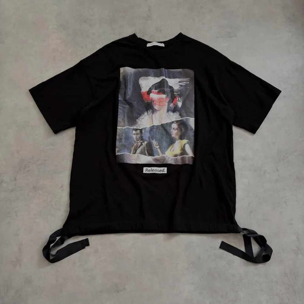 archive Photo print T-shirt grunge y2k