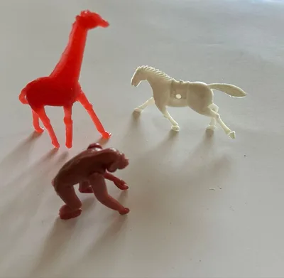 昭和レトロ グリコおまけ動物フィギュア 3体セット レア