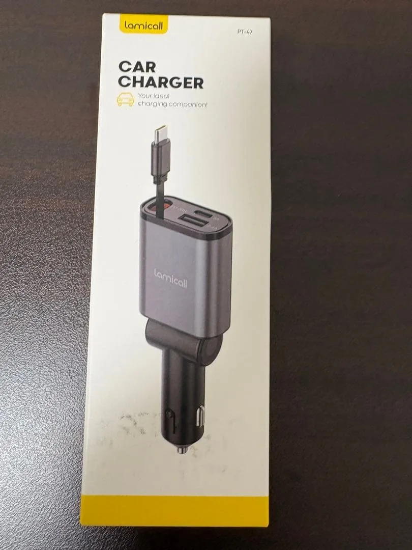 Lamicall 車載充電器 USB-C+USB カーチャージャー