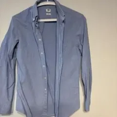UNIQLO 長袖シャツセットブルー Sサイズ白xsサイズ