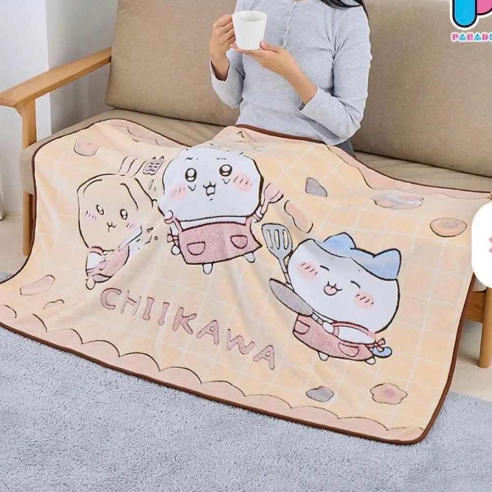 ちいかわ ブランケット 毛布 ベージュ
