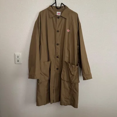 DANTON ステンカラーコート ベージュ
