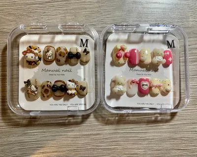 ネイルチップ 2点セット Mサイズ