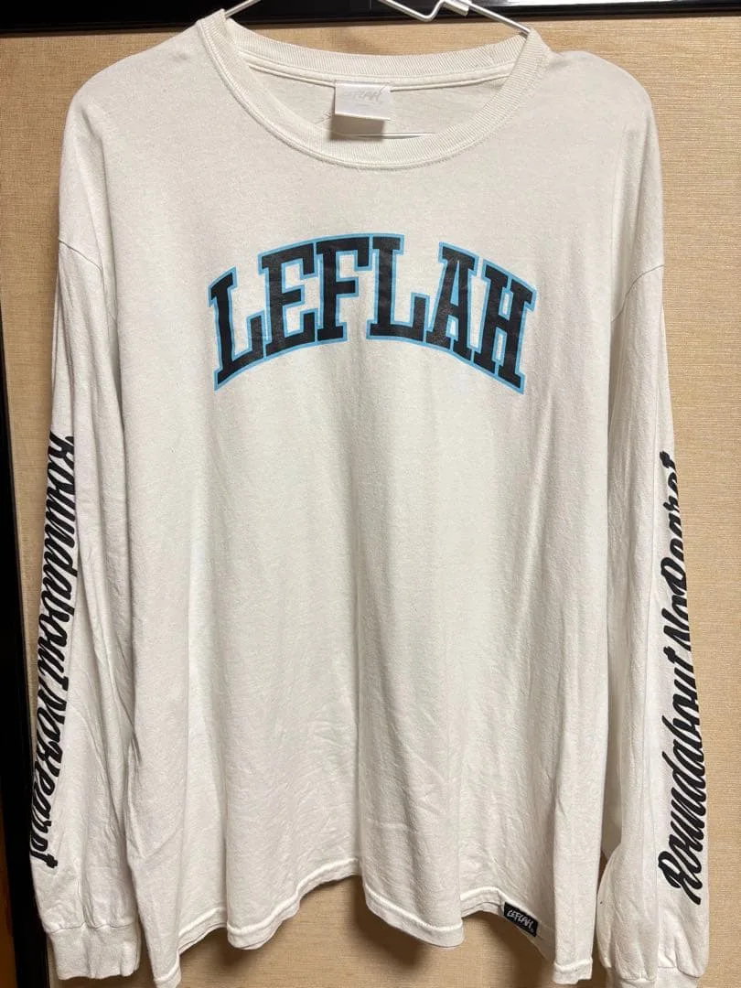 【まとめ売り可】LEFLAH レフラー 長袖Tシャツ ホワイト
