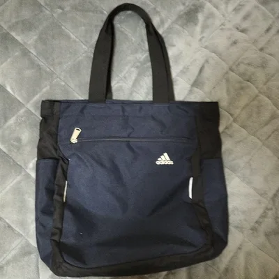 adidas トートバッグ ネイビー メンズ