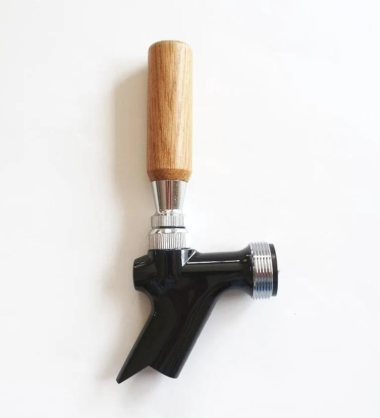 新品 ニットク製 ビールサーバー用 ダブルコック 木製ハンドル仕様 人気商品