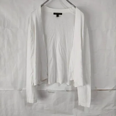 BANANA REPUBLIC カーディガン 長袖 ホワイト L