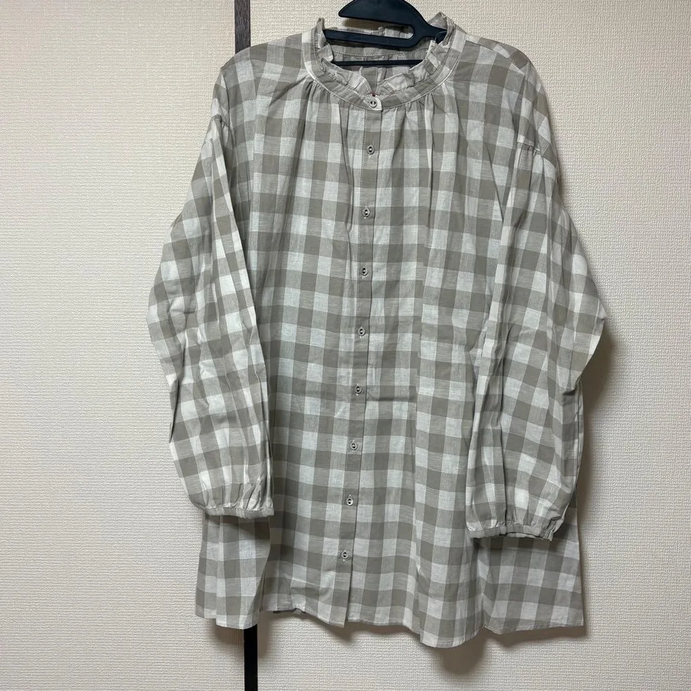 サマンサモスモス 新品タグ付き チュニック シャツ ブラウス フリル