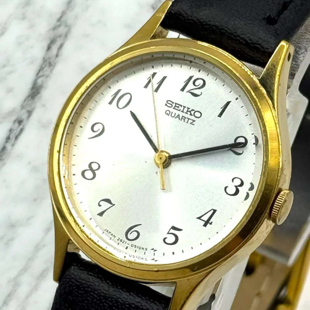 SEIKO 新品電池 極美品 腕時計 メンズ 2621-0130 コンビ 希少