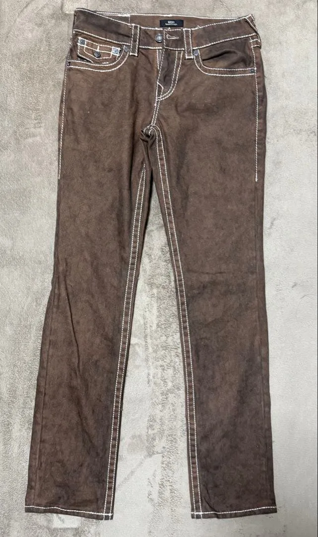 TRUE RELIGION RICKY デニムパンツ ブラウン 28