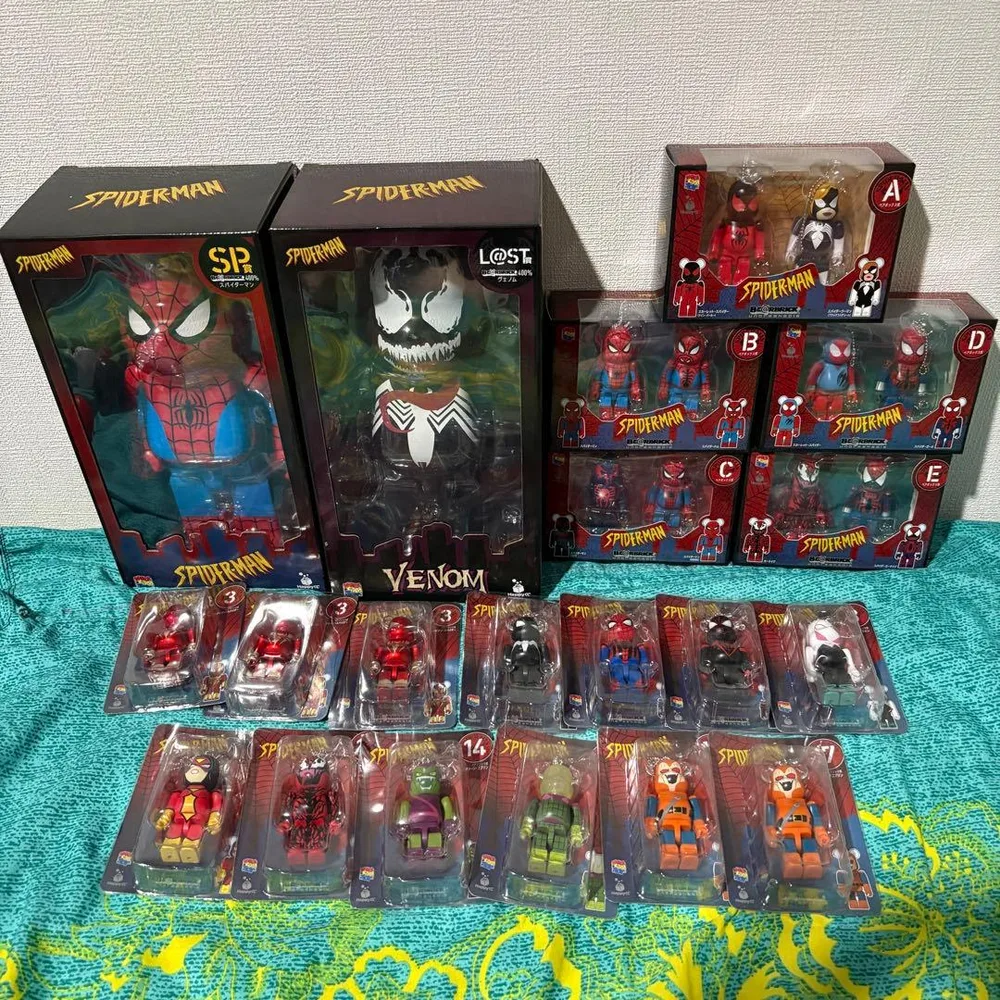 Happyくじ MARVEL BE@RBRICK スパイダーマン まとめ売り