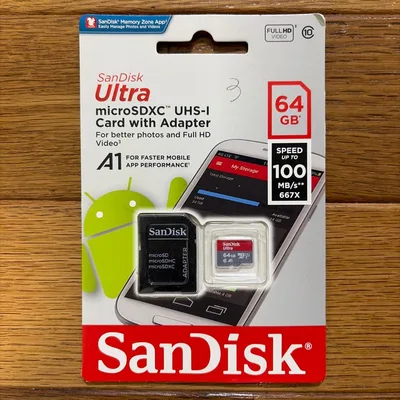 SanDisk Ultra microSDXC 64GB アダプター付