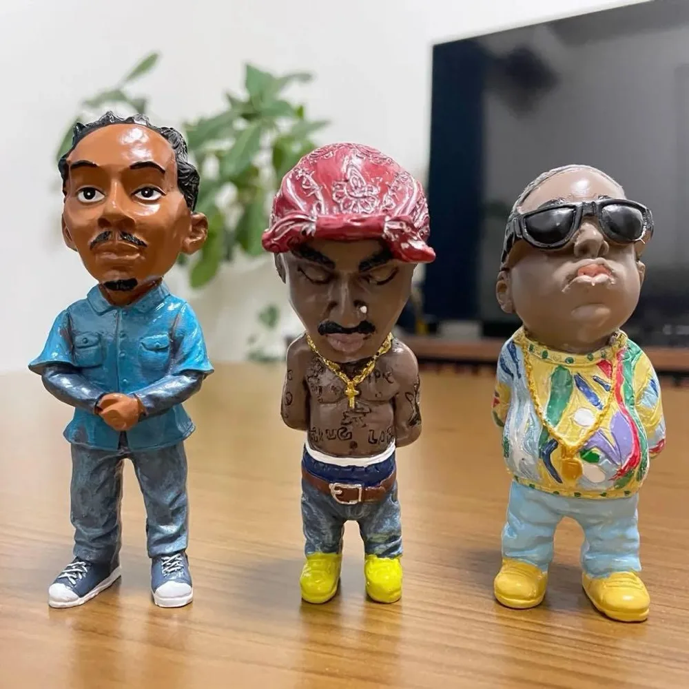 スヌープドッグ 2PAC tupac フィギュア 置き物 ヒップホップ ラッパー