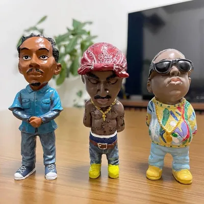 スヌープドッグ 2PAC tupac フィギュア 置き物 ヒップホップ ラッパー