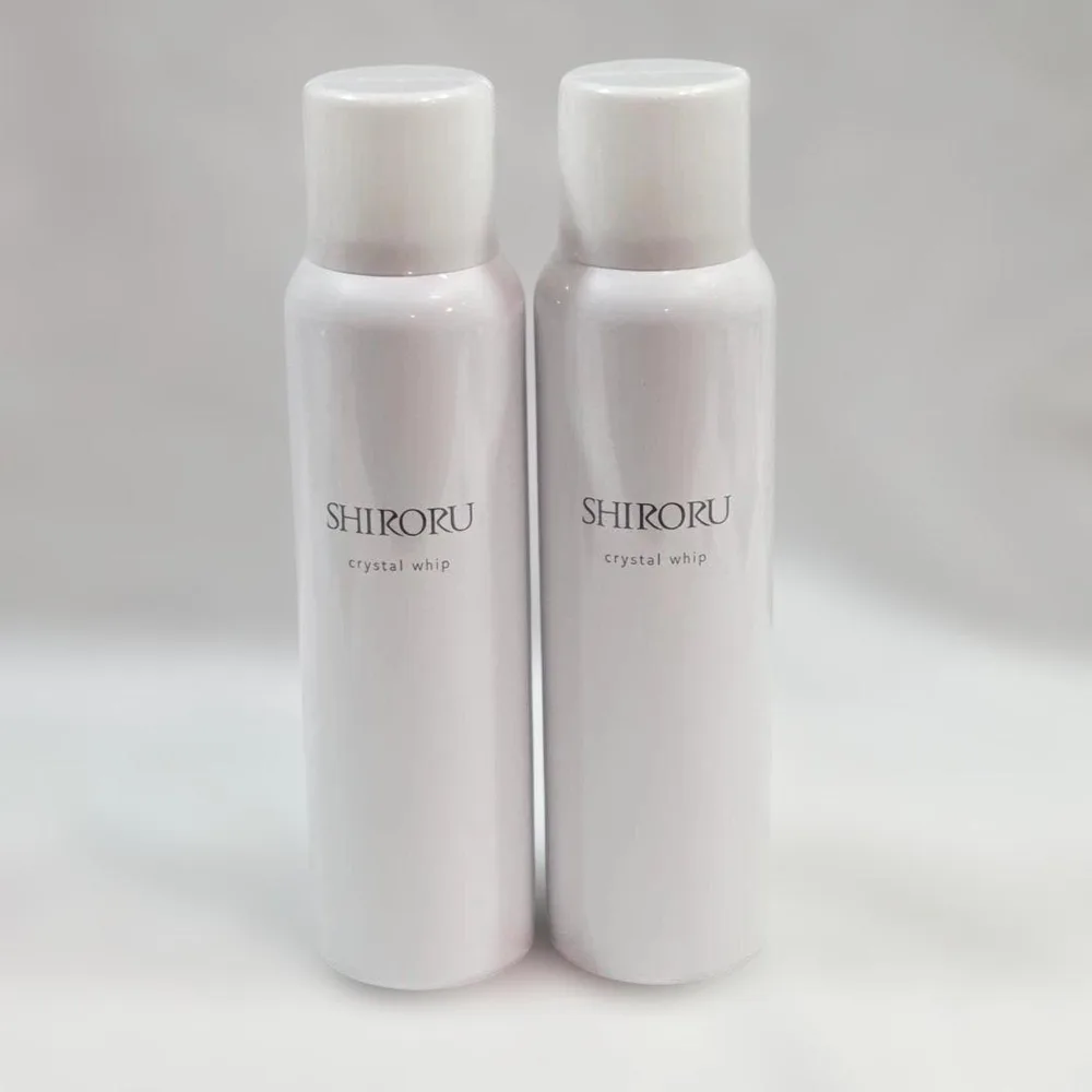 SHIRORU クリスタルホイップ 炭酸泡洗顔 120g 2本セット /TR