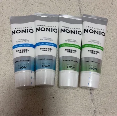 NONIO 歯磨き粉 4本セット クリアハーブ スプラッシュシトラス