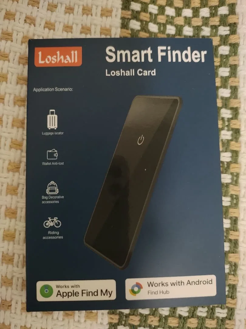 Loshall Smart Finder カード型 紛失防止タグ