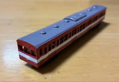 鉄道玩具 車両 赤・白・グレー
