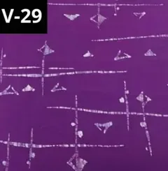 V-29 紫 ちりめん? 着物 はぎれ 正絹 生地 素材 リメイク 縮緬