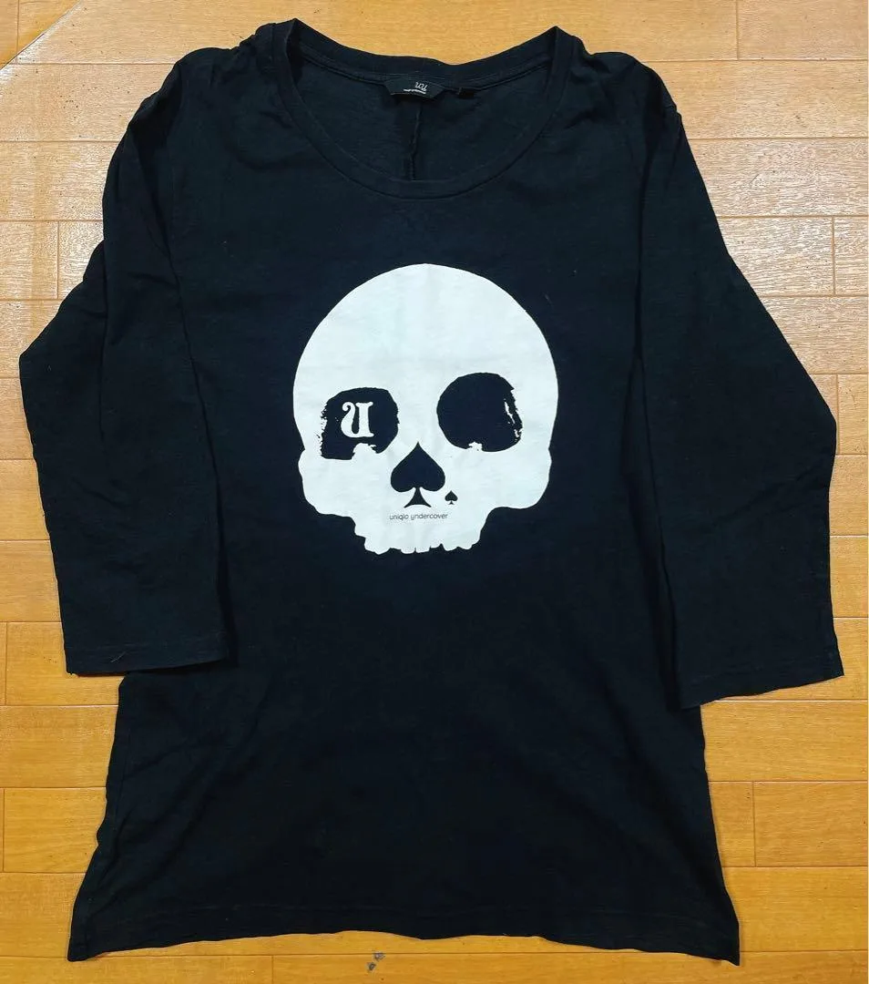UNDERCOVER ユニクロ 七分丈 Tシャツ カットソー Mサイズ スカル
