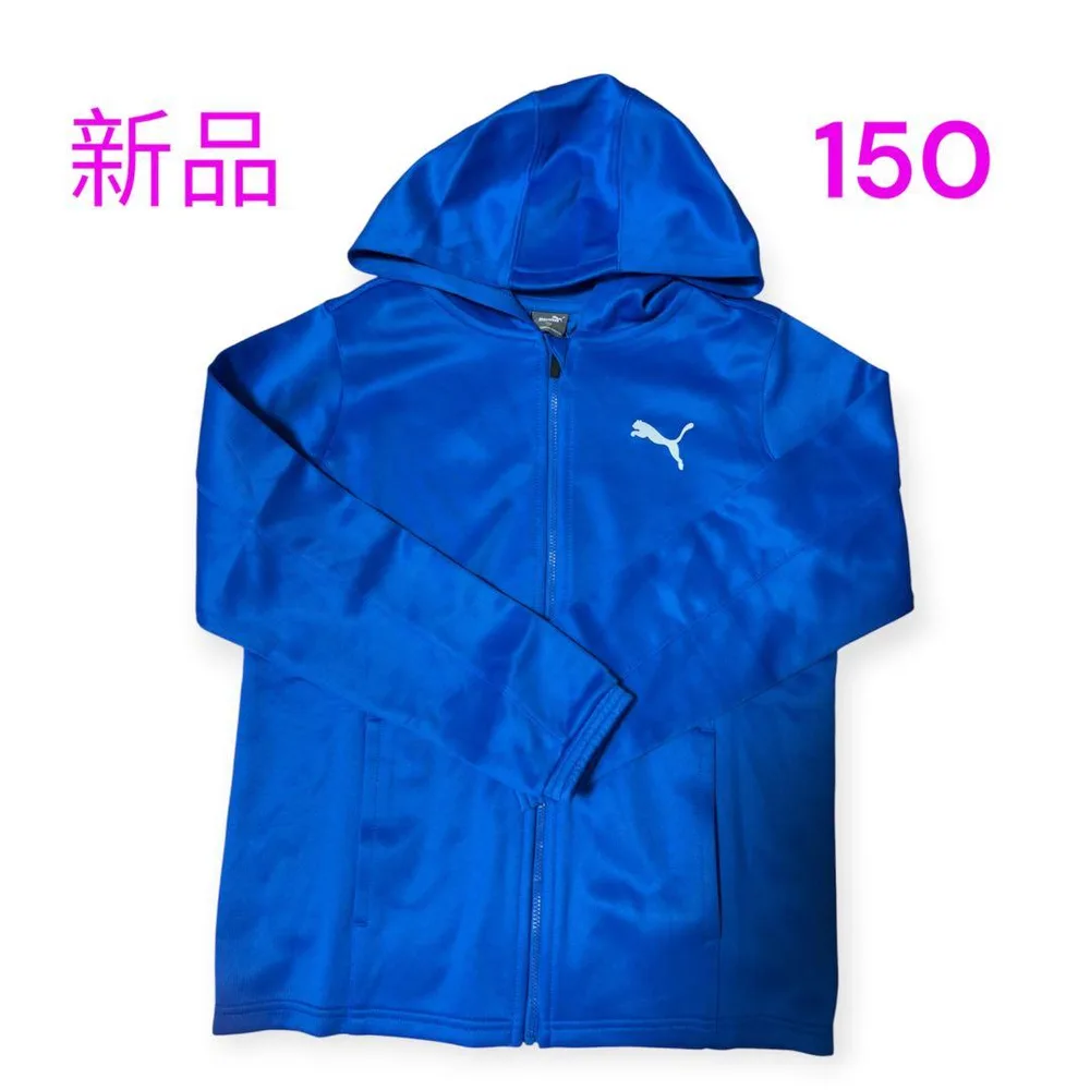 ใหม่ PUMA Kids Parka 150 สีน้ำเงิน