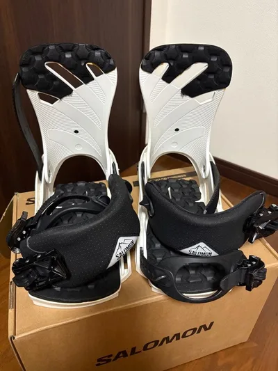 SALOMON RHYTHM スノーボード ビンディング ホワイト Sサイズ