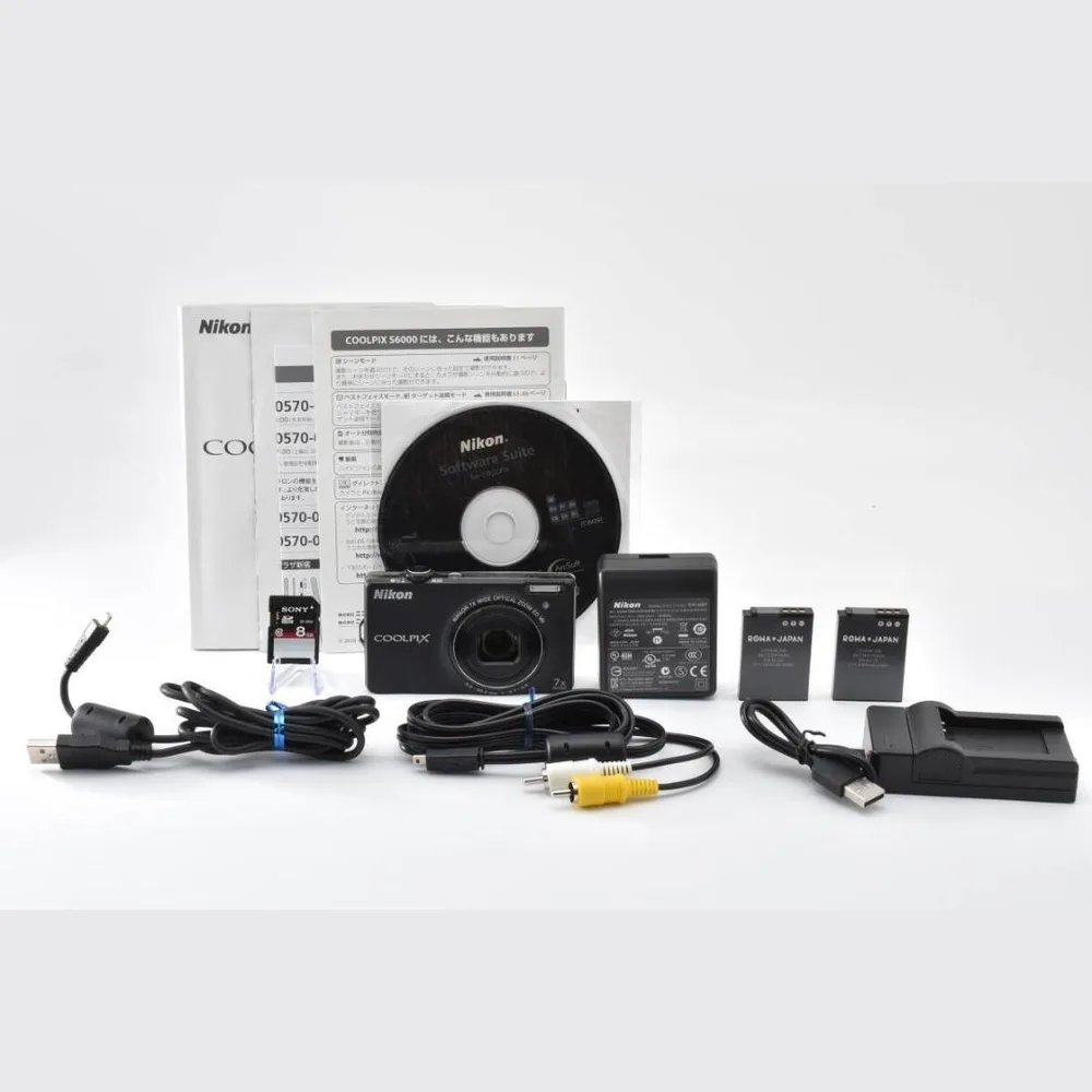 【動作OK】Nikon COOLPIX S6000 充電器/取説付