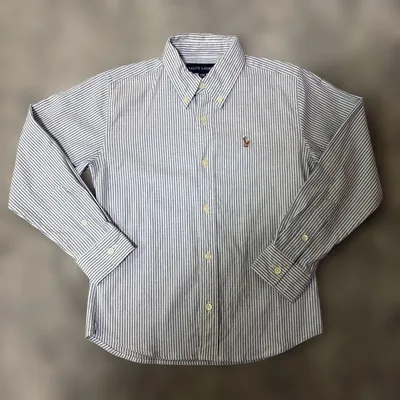 RALPH LAUREN ラルフローレン ストライプ シャツ 長袖 130